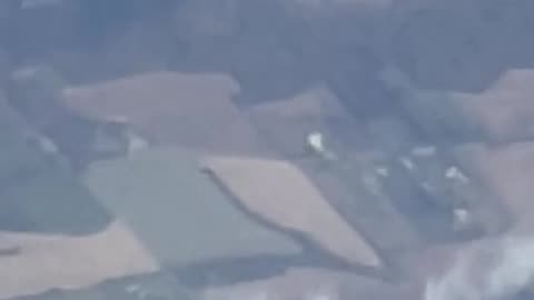 UFO caught flying under passenger plane!