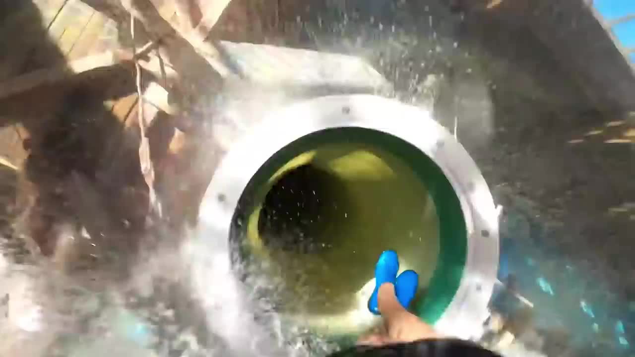 family waterslide.