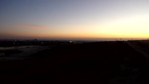 Abendhimmel über Beer Sheva