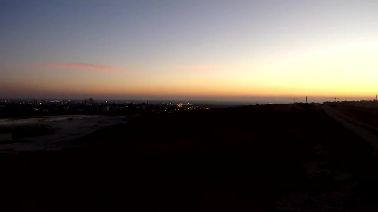 Abendhimmel über Beer Sheva