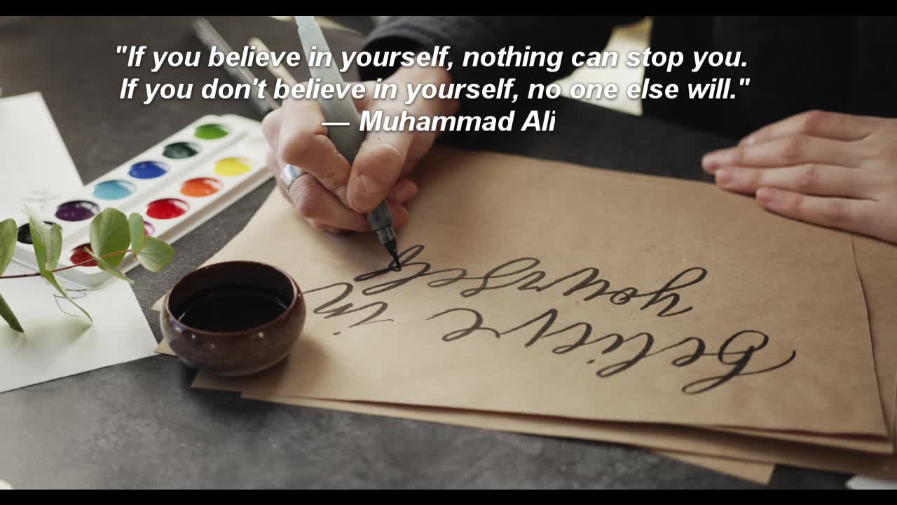 Motivational - Believe in yourself #1