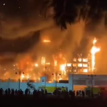 Massive fire in Egypt injures dozens.