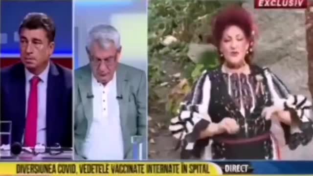 Elena Merișoreanu s-a vaccinat și a ajuns la spital.