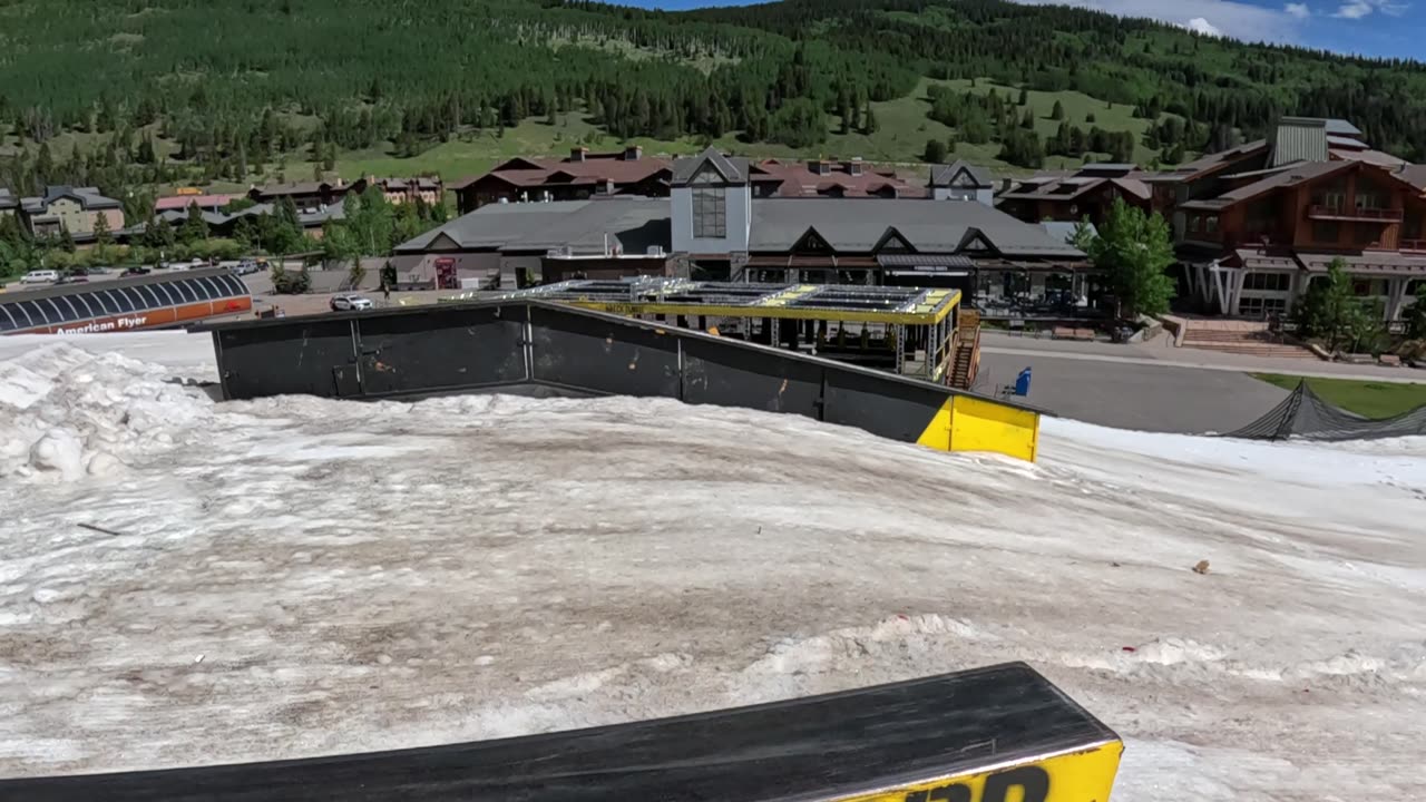 Summer Snowboarding at Copper Mountain Hike Park: Epic Rail Slides!