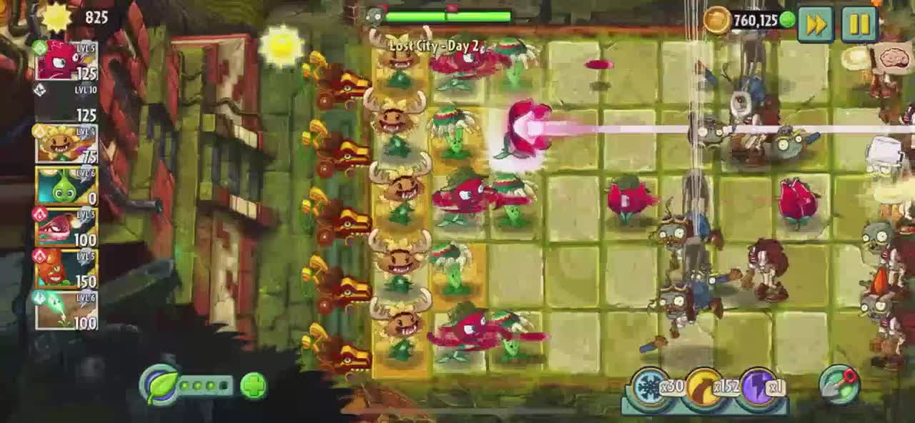 Plants vs Zombies 2 Lost City - Day 2