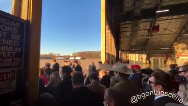 He has landed