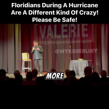 Humor Floridians and Hurricanes