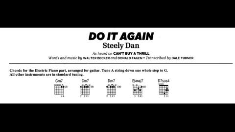 Steely Dan - Do It Again (Guitar Play Along - Background Music)