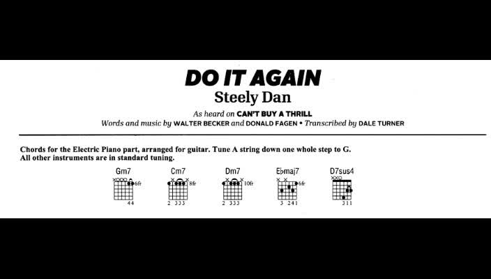 Steely Dan - Do It Again (Guitar Play Along - Background Music)