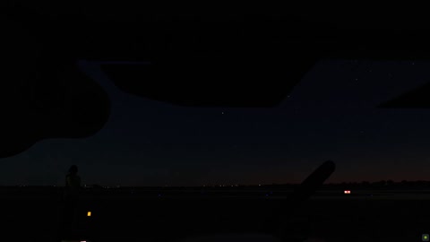 Dusk departure out of McPherson Ks