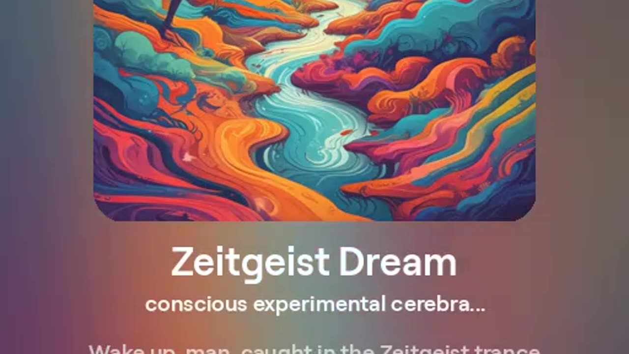 Zeitgeist Movement Dream (ai song)