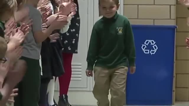 Six year old hero