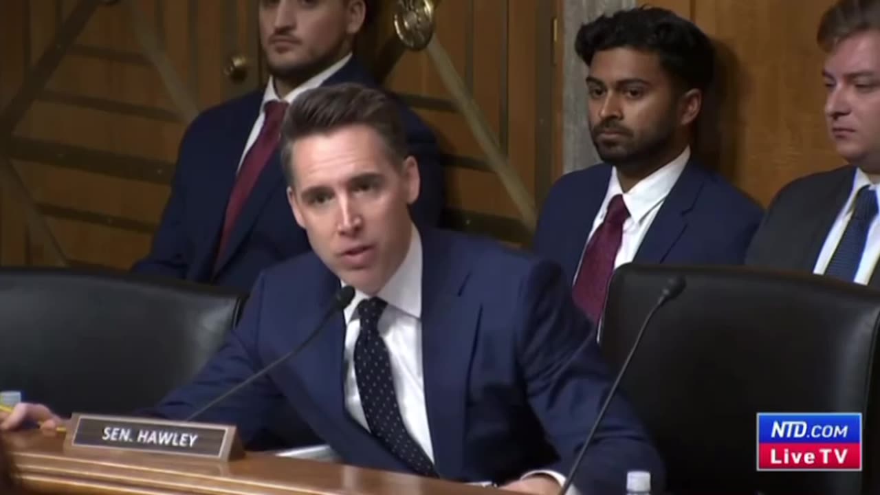 Senator Hawley Goes Off On "Medical Scientist"