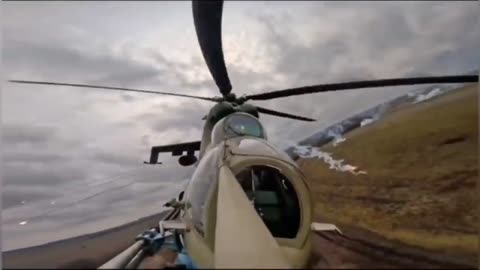 Incredible Footage from Ukrainian Helicopter Pilots