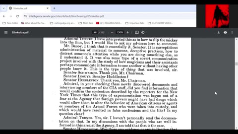 MK ULTRA PROGRAM - WHAT DID CONGRESS KNOW? EPISODE 3