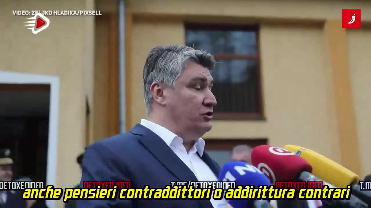 CROAZIA, Presidente Zoran MILANOVIC: Vaccini? sempre che non sia una cospirazione di Bill Gates