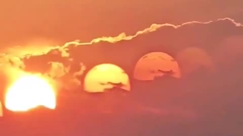 7 suns appear in China