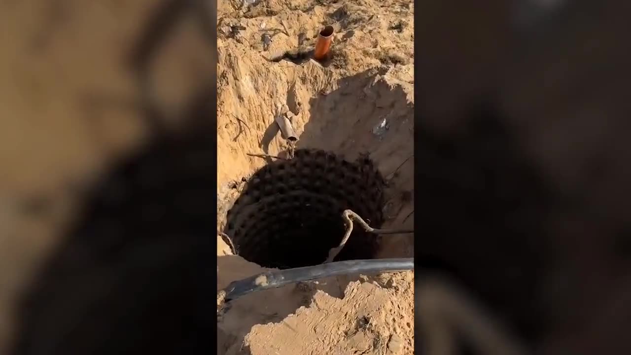 Hamas tunnel entry point located by IDF next to the Ferris wheel at an amusement park