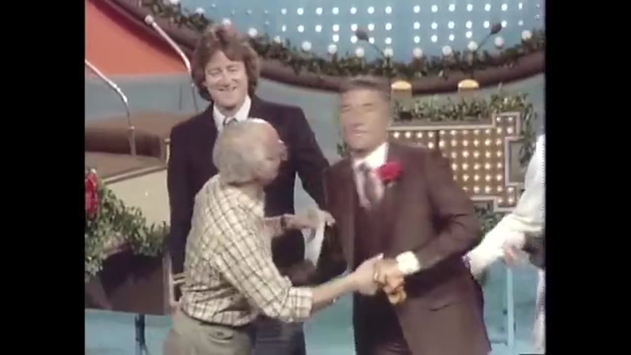 A BIG SECRET SURPRISE brings Richard Dawson to tears.