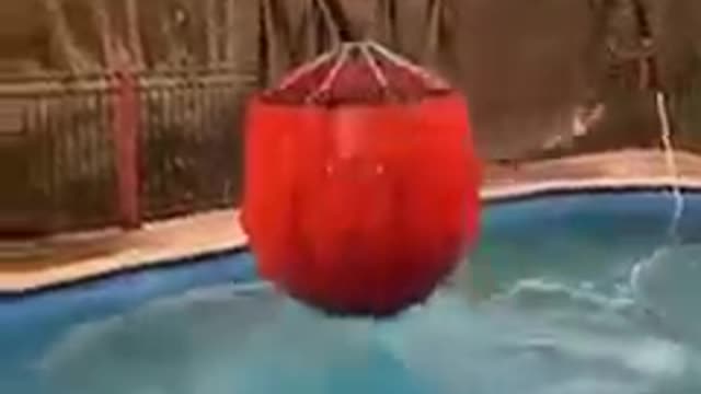 Combate a incêndio com água da piscina