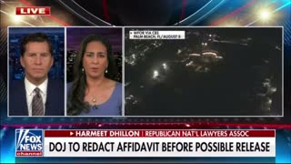 Will Cain & Harmeet Dhillon on DOJ decision to redact Mar-a-Lago affidavit before release