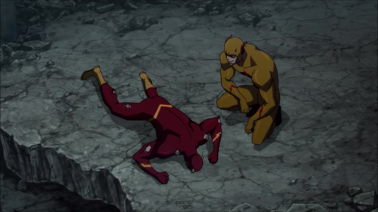 The Flash Goes Back in Time and Destroys the World Justice League The Flashpoint Paradox