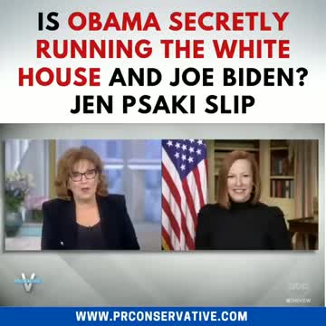 Is Obama Running the White House? We all know Biden is not in charge!