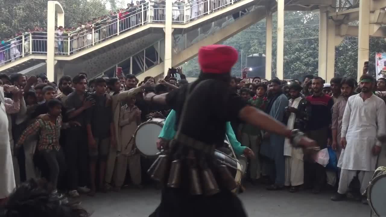 Pakistani sufi dancer and musician