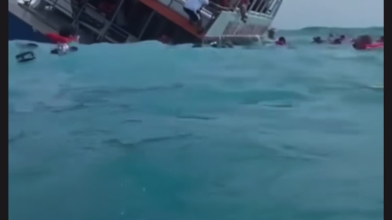 Sinking Boast Causes People To Shout For Help