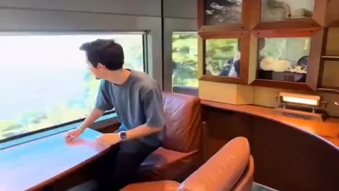 The Saphir Odoriko train in Japan.