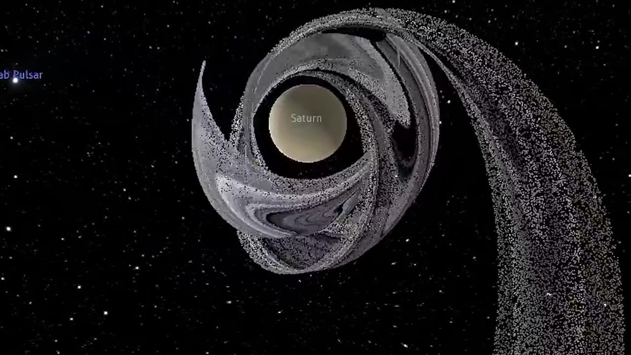If a pulsar star came close to Saturn, its tidal forces would disrupt Saturn's rings