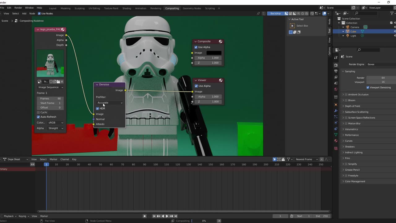 Blender - Convertir secuencia de imagenes en un video