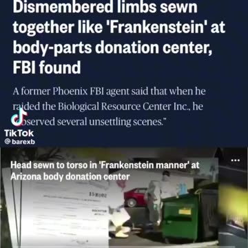 Body Parts Donation Center Frankenstein Nightmare Crime Scene