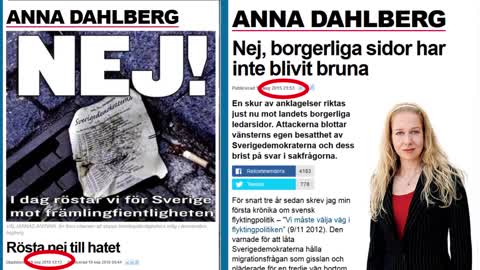 Livrädd Expressenjournalist drar en nödlögn