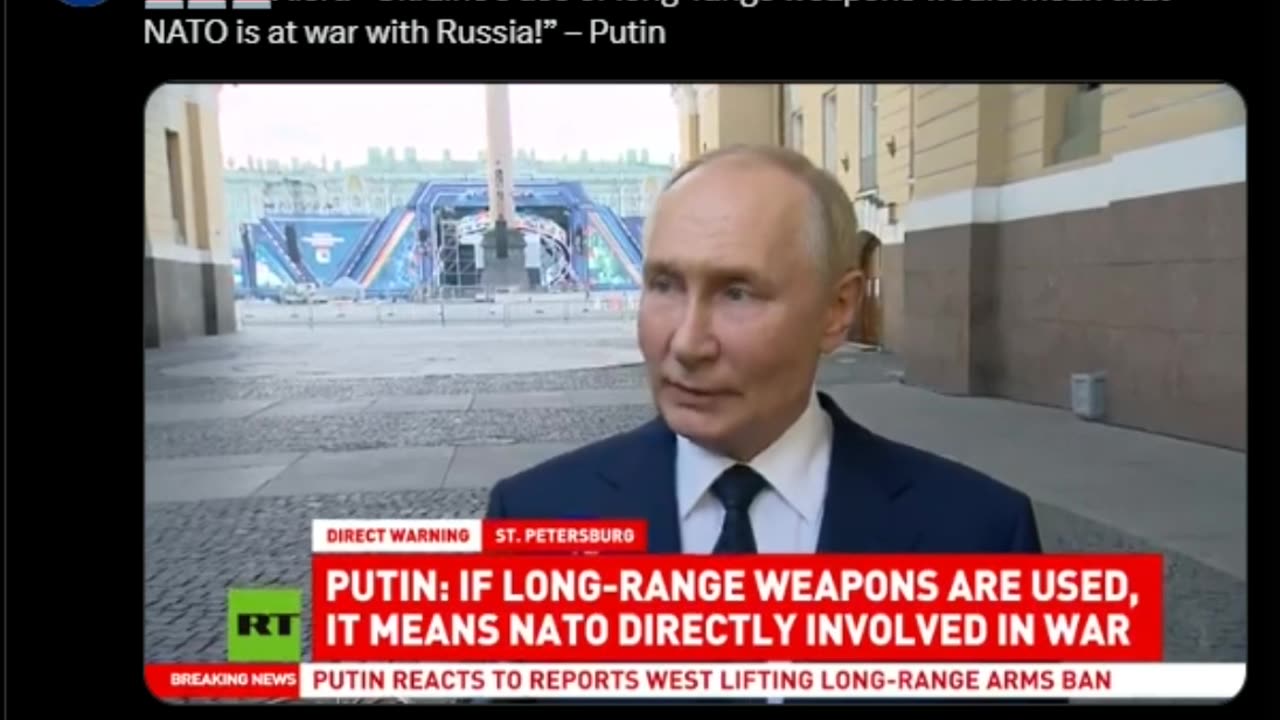 Ukraine to strike deep into Russian territory w NATO missiles! Putin declares this will start WW3