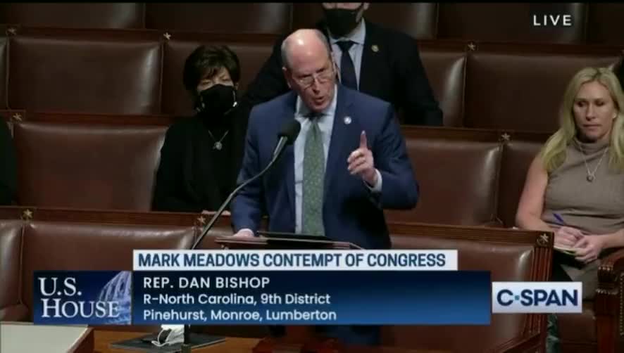 12.14.21 Floor Speech: Dems will regret throwing away executive privilege