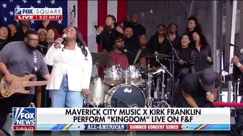 Maverick City Music x Kirk Franklin perform 'Kingdom' on 'Fox & Friends'