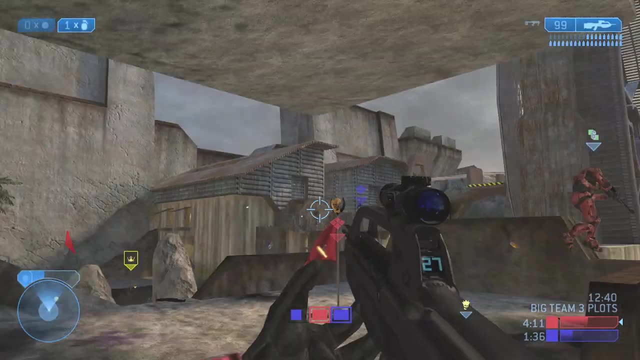 Halo 2 Classic Big Team - Big Team 3 Plots Multiplayer Gameplay