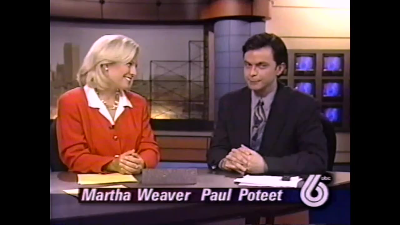 June 13, 1997 - Martha Weaver, Paul Poteet & Diane Willis WRTV News Bumpers