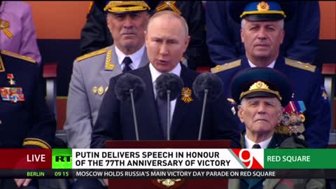 Putin Speech at 77th Anniversary - Victory Day parade - May 9th