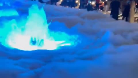 Some Joker dumps soap into Casino Fountain in Niagara Falls