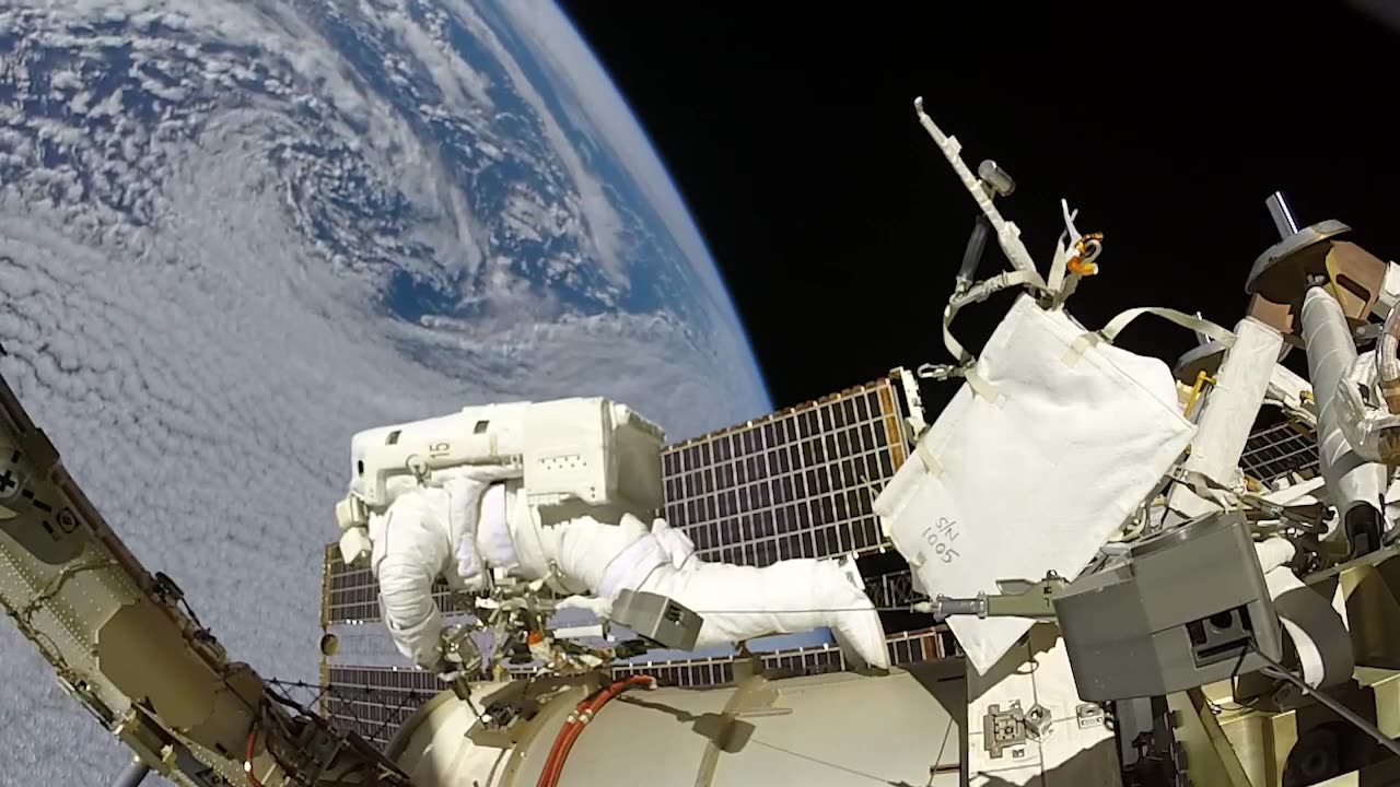 NASA Releases Spacewalk Footage From Astronauts Outside International Space Station