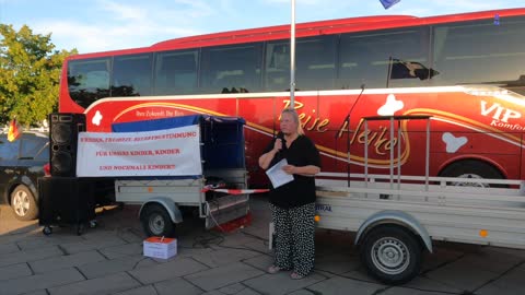 Wolgast - Redebeitrag von Sabine 09-08-2022