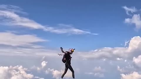 free fall from sky