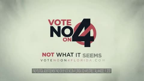 Say no to Amendment 4 and why to say no.