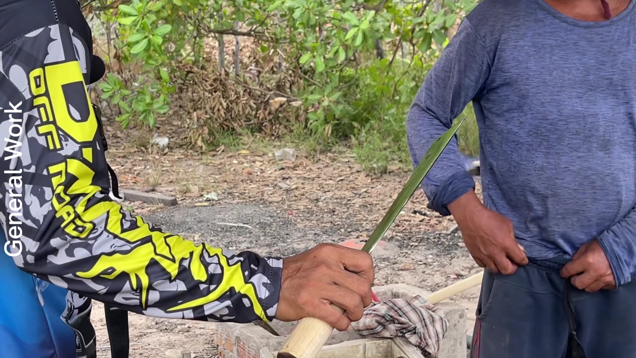 Cambodian Knife Making Process