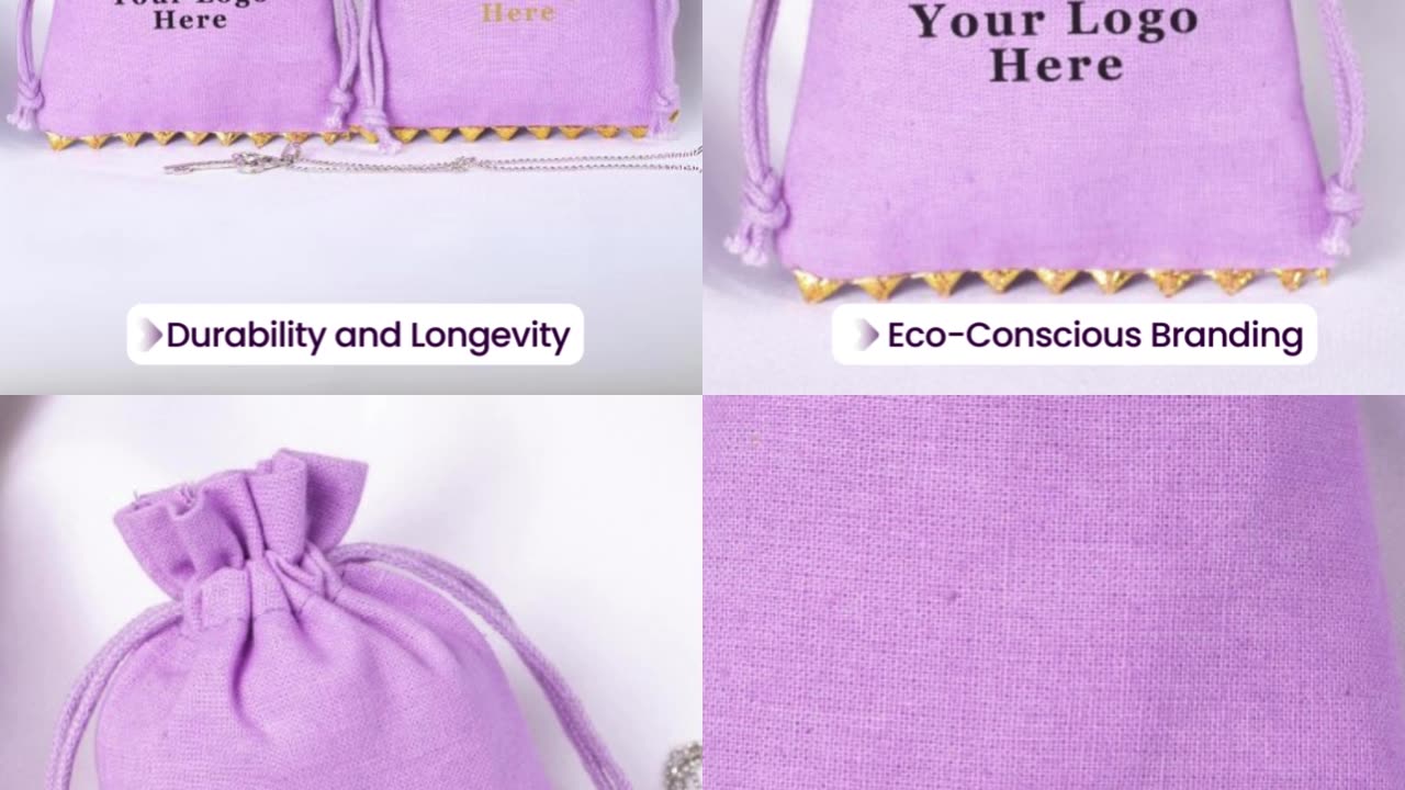 Cotton Drawstring Pouches - Versatile, Eco-Friendly & Stylish