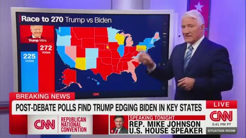 CNN: Donald Trump on Track To Win 330 Electoral College Votes or Higher