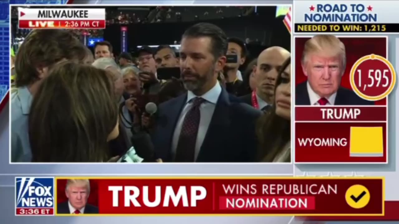 Don Jr -first words out of my mouth was you’re the biggest bad ass I’ve ever seen