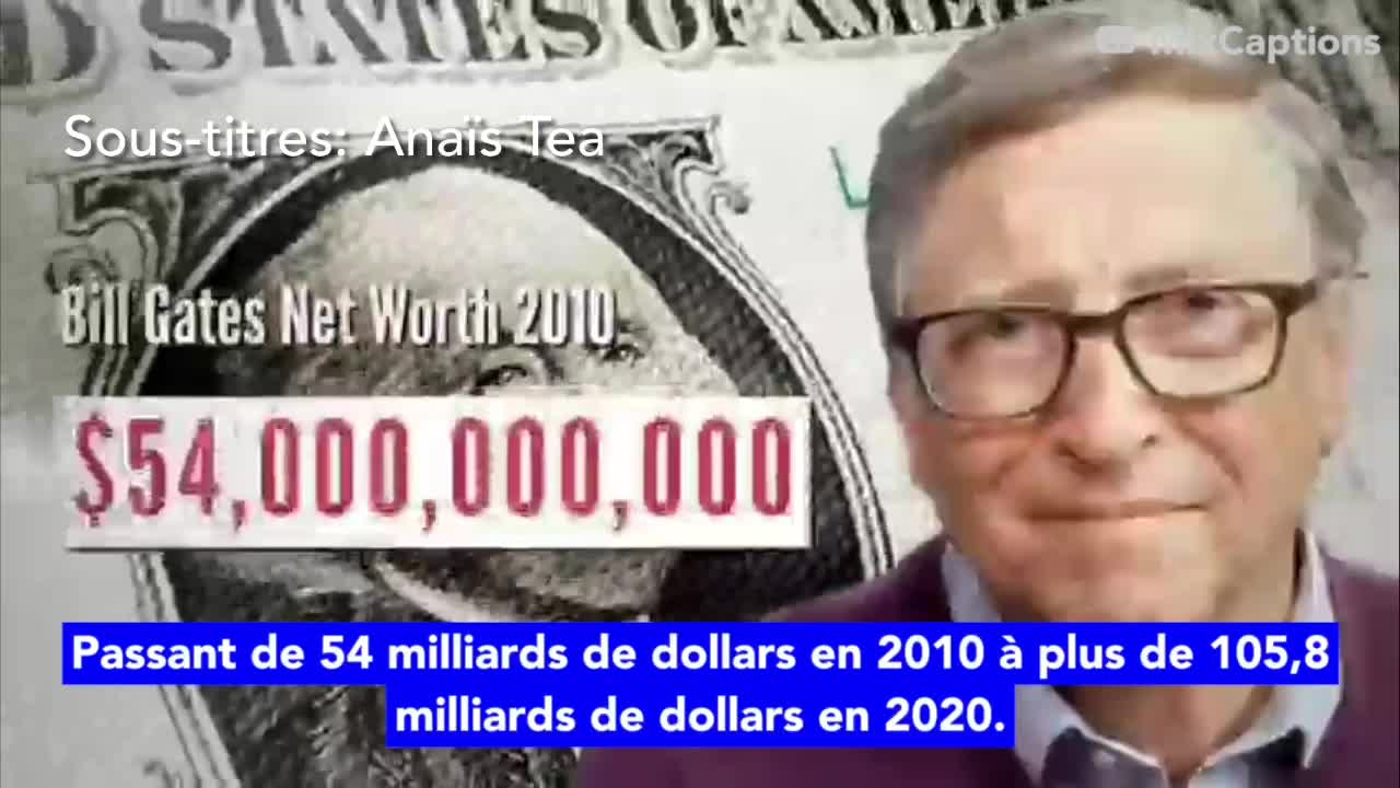 Video about Bill Gates' monopoly on global vaccination policy